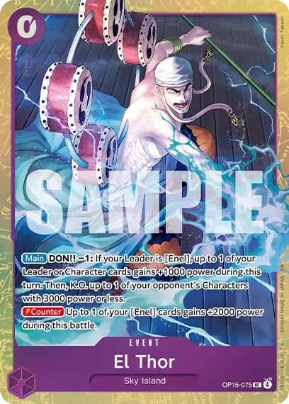 El Thor (Premium Card Collection -Best Selection Vol. 6-) [One Piece Promotion Cards] - OP15-075