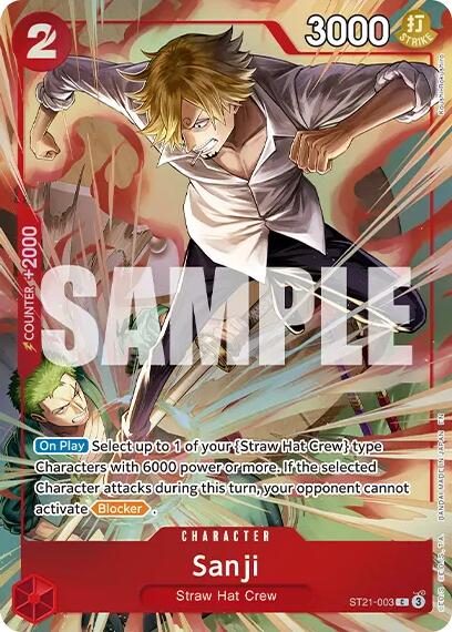 Sanji (Premium Card Collection -Best Selection Vol. 6-) [One Piece Promotion Cards] - ST21-003