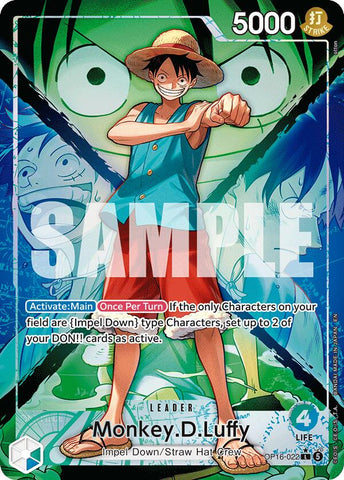 Monkey.D.Luffy (Alternate Art) [The Time of Battle] - OP16-022
