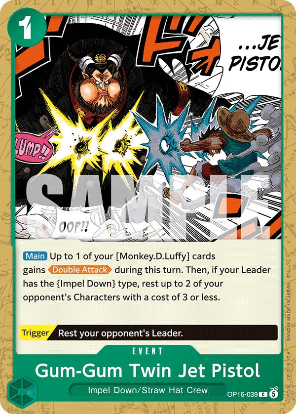 Gum-Gum Twin Jet Pistol [The Time of Battle] - OP16-039