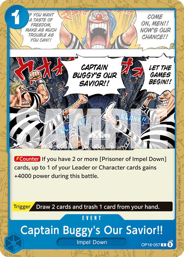 Captain Buggy's Our Savior!! [The Time of Battle] - OP16-057