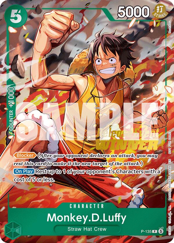 Monkey.D.Luffy (OP16 Release Event Winner) [One Piece Promotion Cards] - P-135