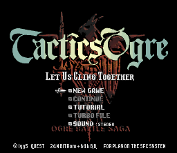 Tactics Ogre - SNES