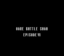 Tactics Ogre - SNES