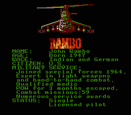 Rambo - NES