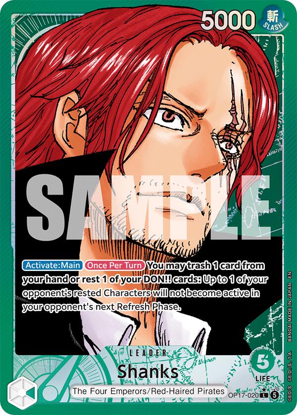 Shanks (Alternate Art) [The World's Strongest Warriors] - OP17-020