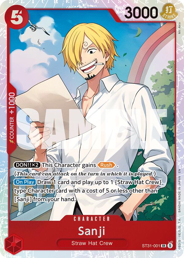 Sanji [Starter Deck: RED Monkey.D.Luffy] - ST31-001
