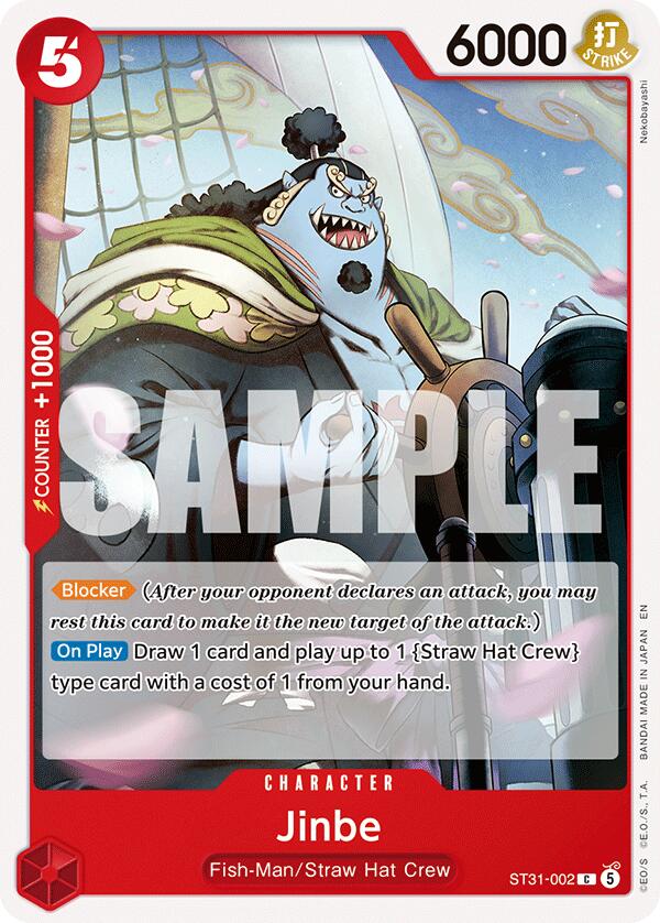 Jinbe [Starter Deck: RED Monkey.D.Luffy] - ST31-002