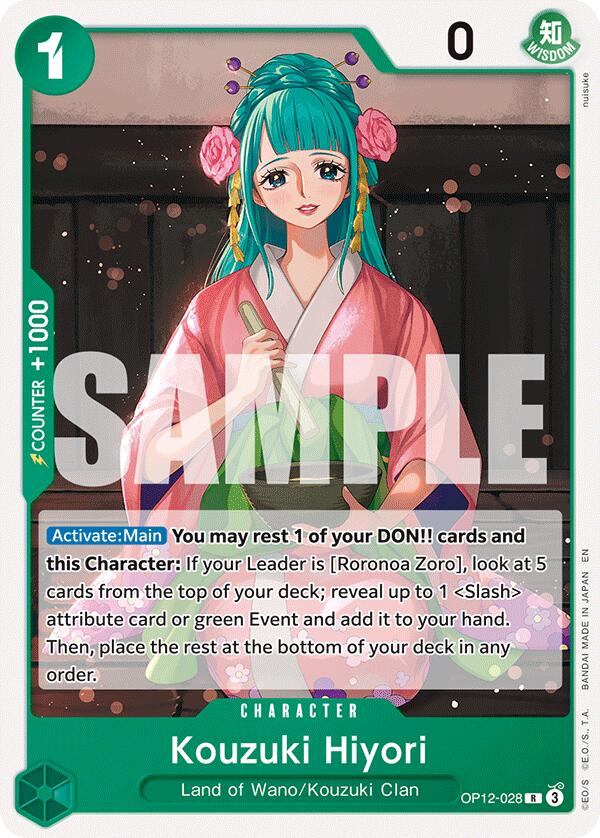 Kouzuki Hiyori [Starter Deck: GREEN Roronoa Zoro] - OP12-028