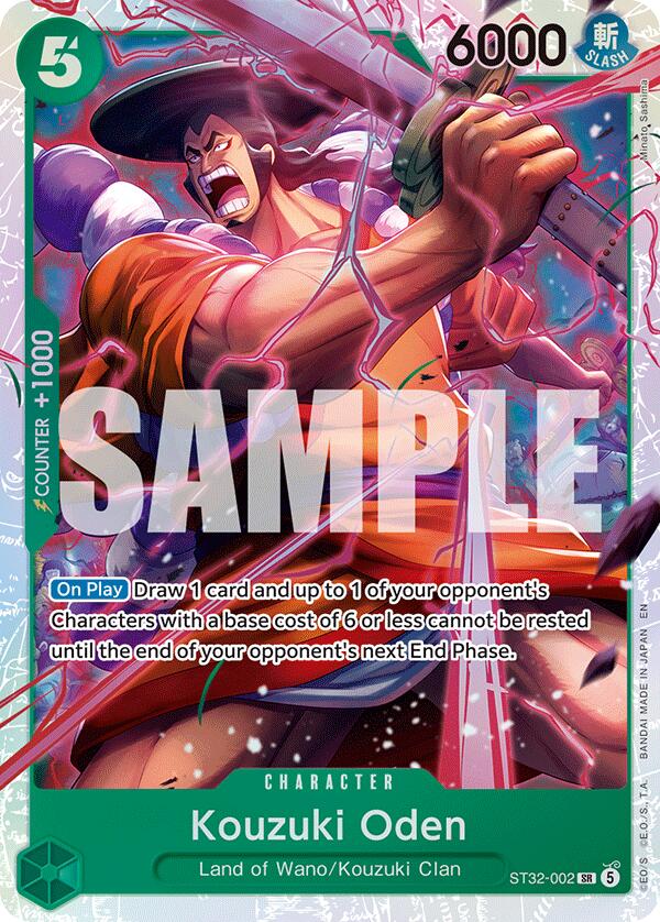 Kouzuki Oden [Starter Deck: GREEN Roronoa Zoro] - ST32-002