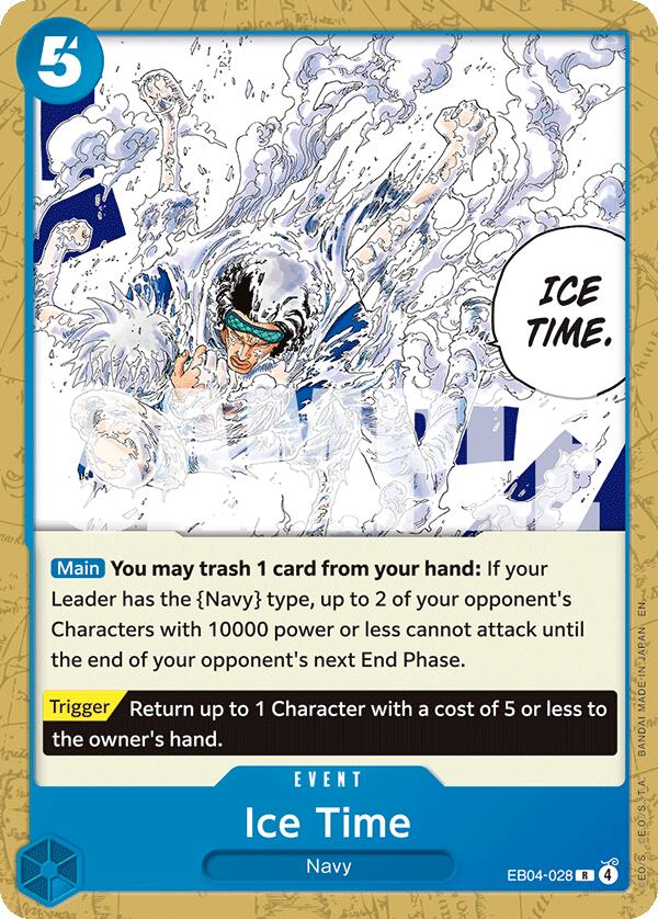 Ice Time [Starter Deck: BLUE Kuzan] - EB04-028
