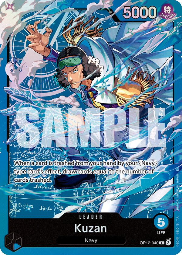 Kuzan [Starter Deck: BLUE Kuzan] - OP12-040