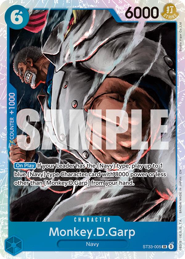 Monkey.D.Garp [Starter Deck: BLUE Kuzan] - ST33-005