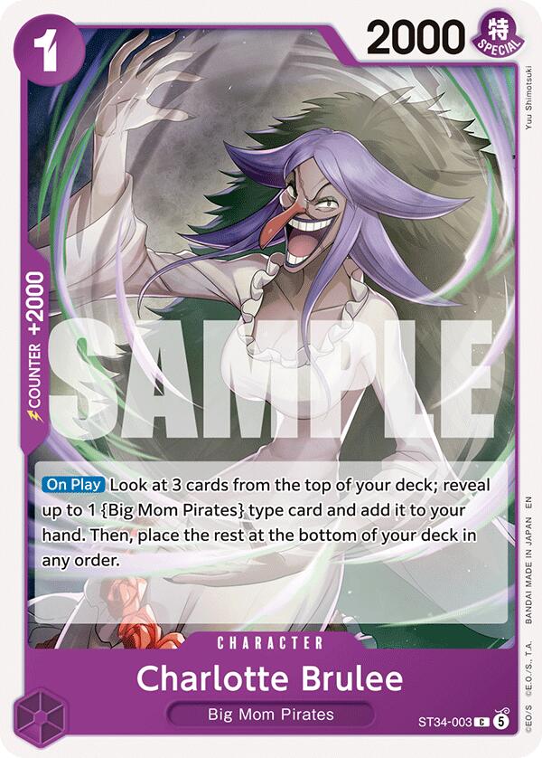 Charlotte Brulee [Starter Deck: PURPLE Charlotte Katakuri] - ST34-003