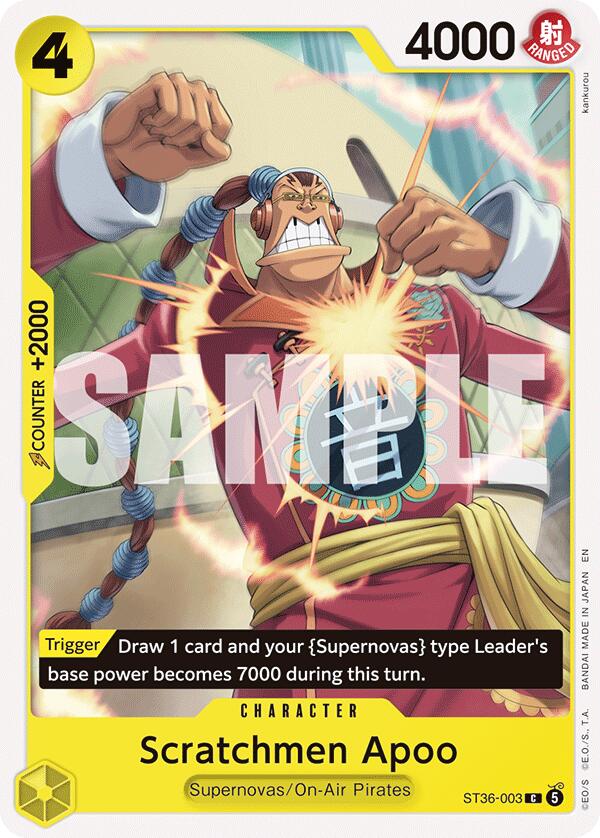 Scratchmen Apoo [Starter Deck: 3D2Y] - ST36-003