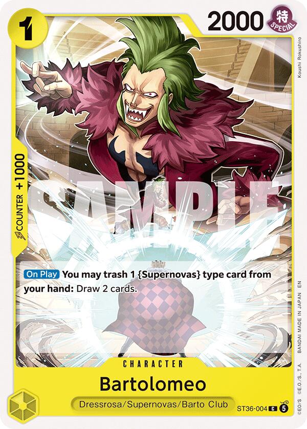 Bartolomeo [Starter Deck: 3D2Y] - ST36-004