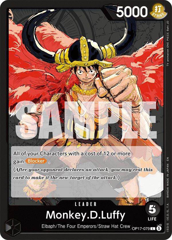 Monkey.D.Luffy [The World's Strongest Warriors] - OP17-079