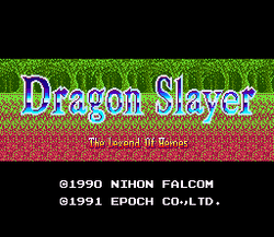Dragon Slayer: The Legend of Heroes - SNES