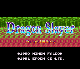 Dragon Slayer: The Legend of Heroes - SNES