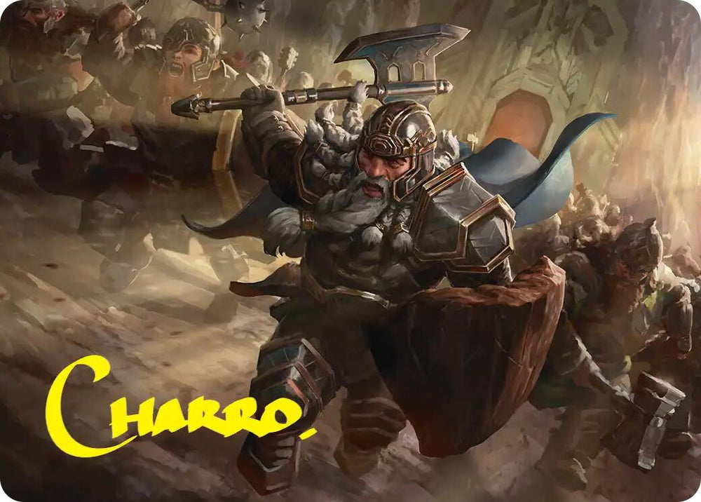Thorin, Mountain-king Art Card (Gold-Stamped Signature) [The Hobbit Art Series]