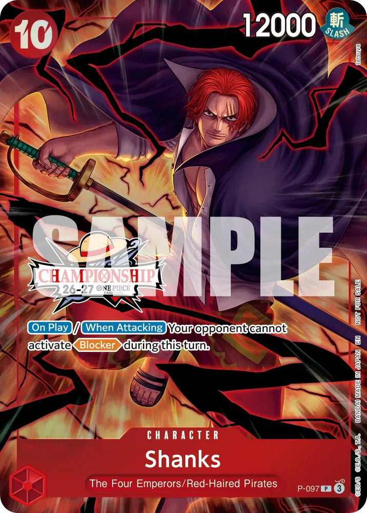 Shanks (CS 26-27 Event Pack) [One Piece Promotion Cards] - P-097