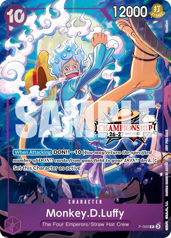 Monkey.D.Luffy (CS 26-27 Event Pack) [One Piece Promotion Cards] - P-099