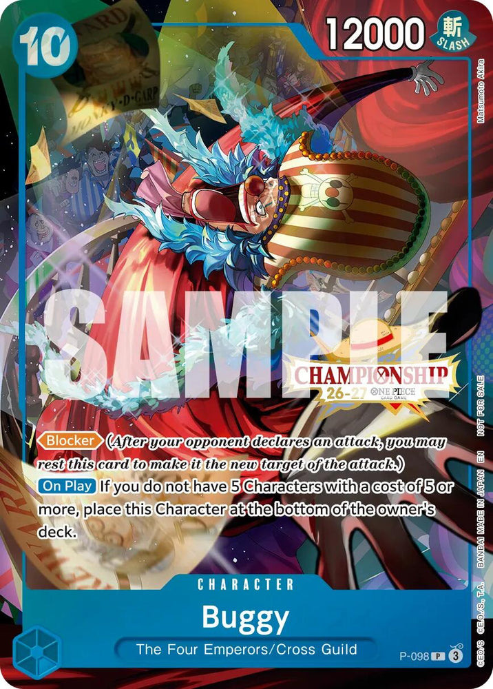 Buggy (CS 26-27 Event Pack Finalist Ver.) [One Piece Promotion Cards] - P-098
