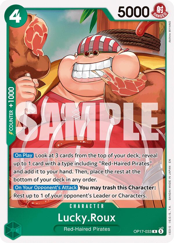 Lucky.Roux [The World's Strongest Warriors] - OP17-033