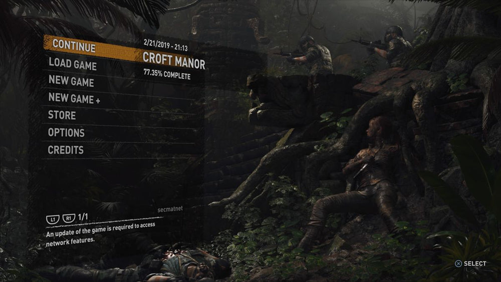 Shadow of the Tomb Raider - PS4