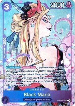 Black Maria (Dash Pack 2025) [One Piece Promotion Cards] - OP08-074