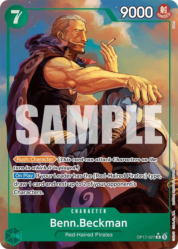 Benn.Beckman (Alternate Art) [The World's Strongest Warriors] - OP17-027