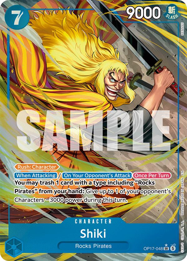 Shiki (Alternate Art) [The World's Strongest Warriors] - OP17-048