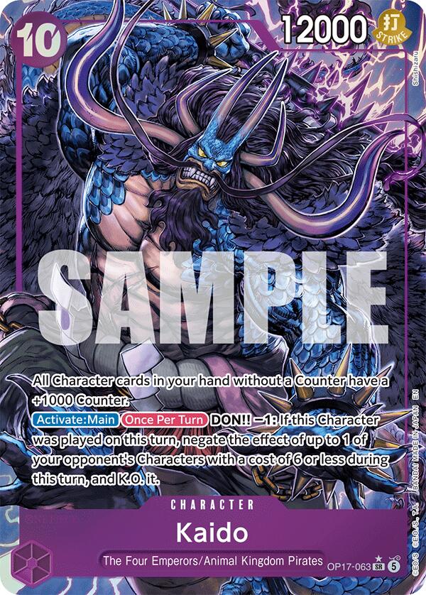 Kaido (Alternate Art) [The World's Strongest Warriors] - OP17-063