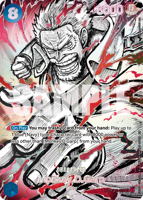 Monkey.D.Garp (SP) [The World's Strongest Warriors] - OP12-056