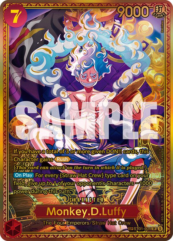 Monkey.D.Luffy (SP) [The World's Strongest Warriors] - ST31-004