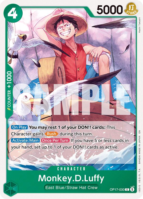 Monkey.D.Luffy [The World's Strongest Warriors] - OP17-030