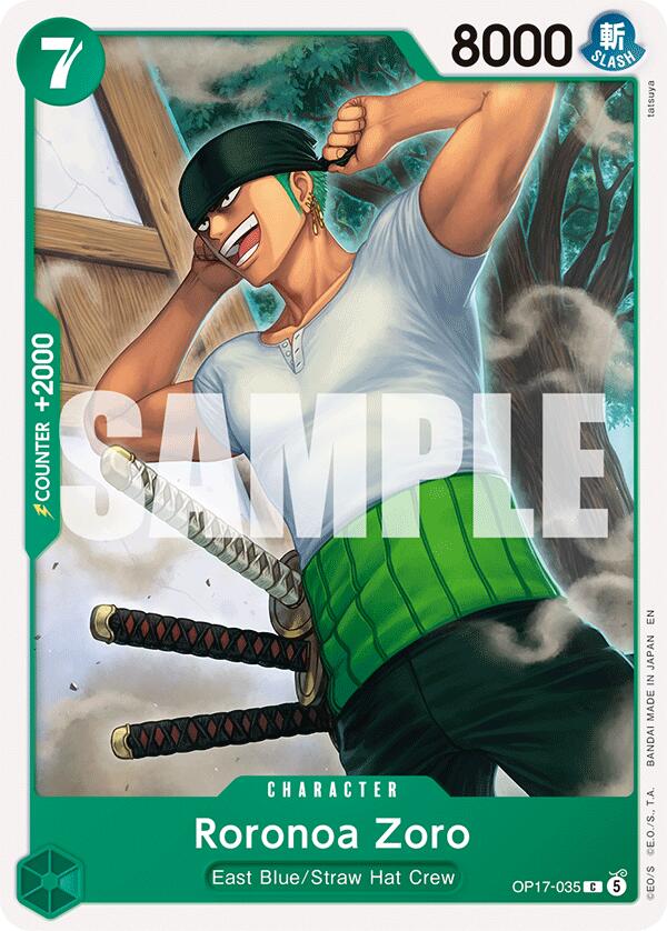 Roronoa Zoro [The World's Strongest Warriors] - OP17-035