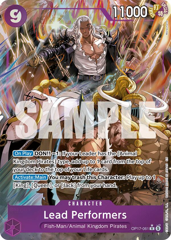 Lead Performers (Alternate Art) [The World's Strongest Warriors] - OP17-061
