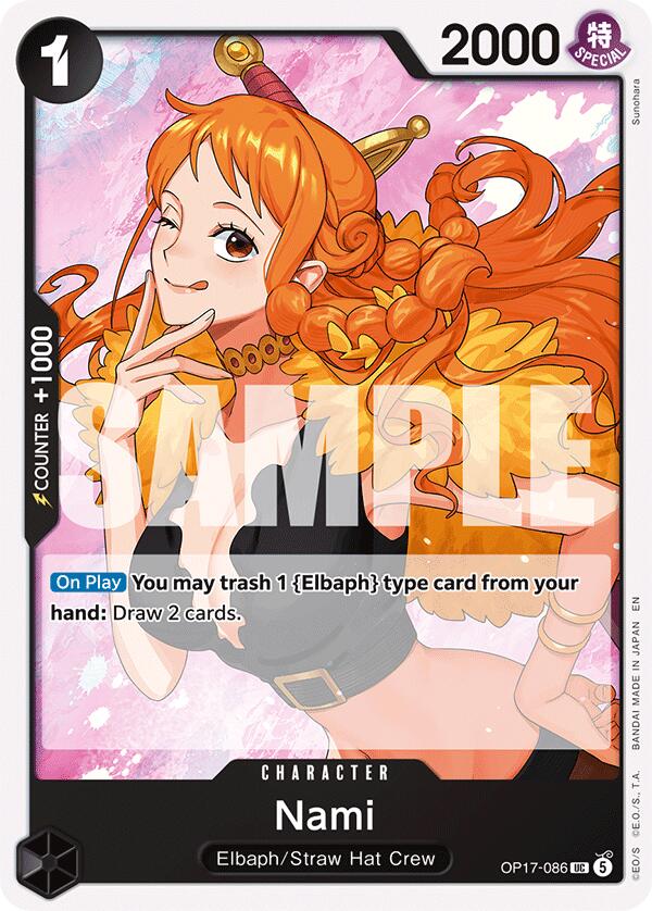 Nami [The World's Strongest Warriors] - OP17-086