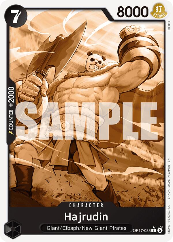 Hajrudin (Pandaman Art) [The World's Strongest Warriors] - OP17-088