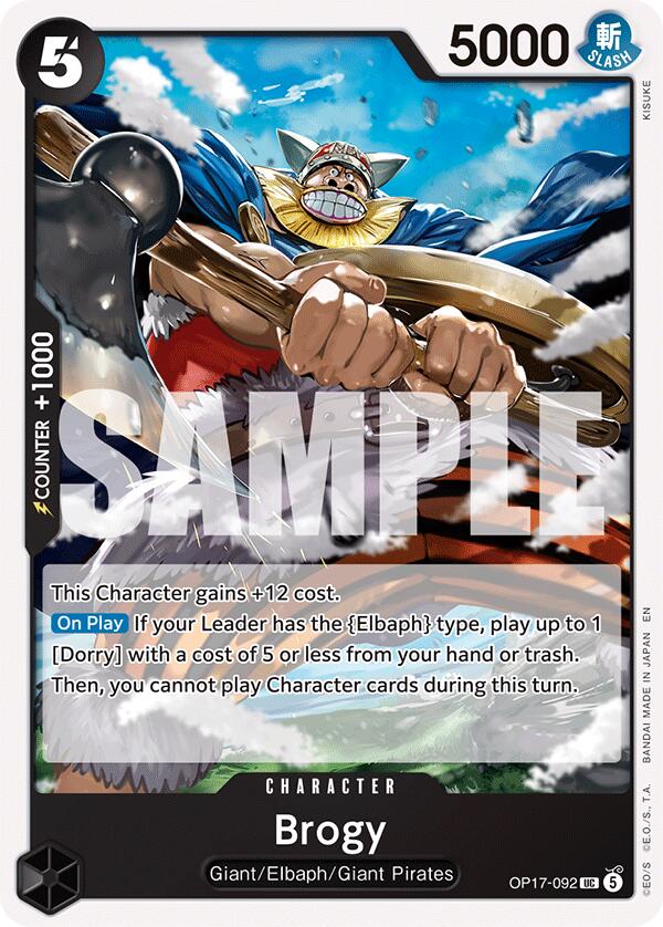 Brogy [The World's Strongest Warriors] - OP17-092