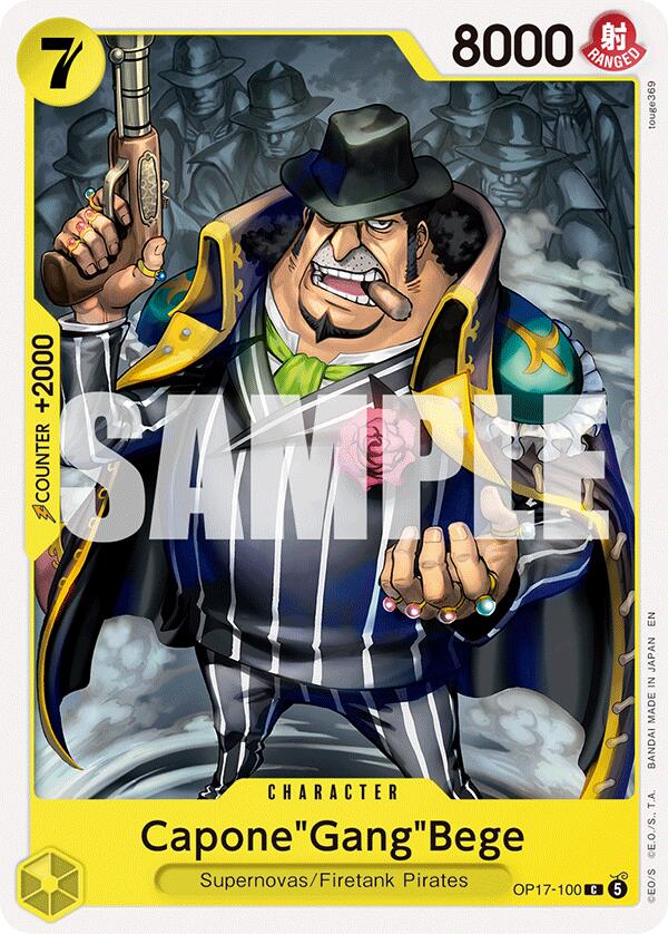 Capone"Gang"Bege [The World's Strongest Warriors] - OP17-100
