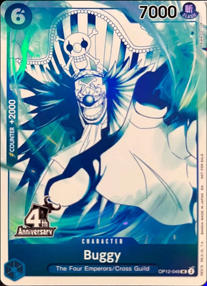Buggy (4th Anniversary Treasure Campaign Pack) [One Piece Promotion Cards] - OP12-049