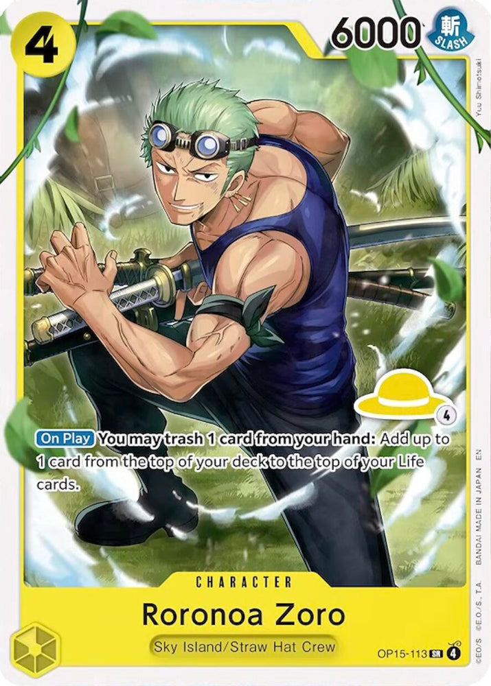 Roronoa Zoro (Luffy Deck) [Set Sail Deck Set] - OP15-113