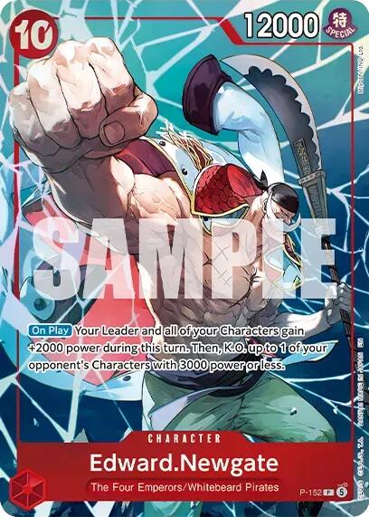 Edward.Newgate (Premium Card Collection -Flame-Flame Fruit Coliseum Edition-) [One Piece Promotion Cards] - P-152