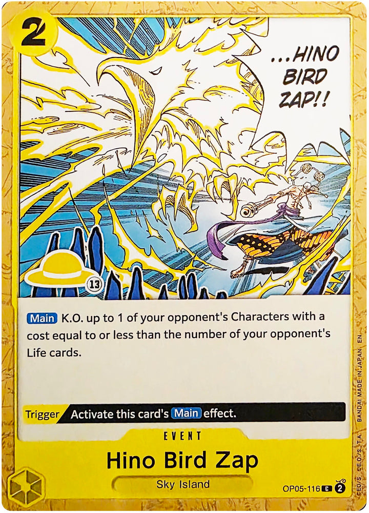 Hino Bird Zap (Luffy Deck) [Set Sail Deck Set] - OP05-116
