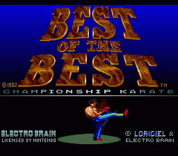 Best of the Best Championship Karate - SNES