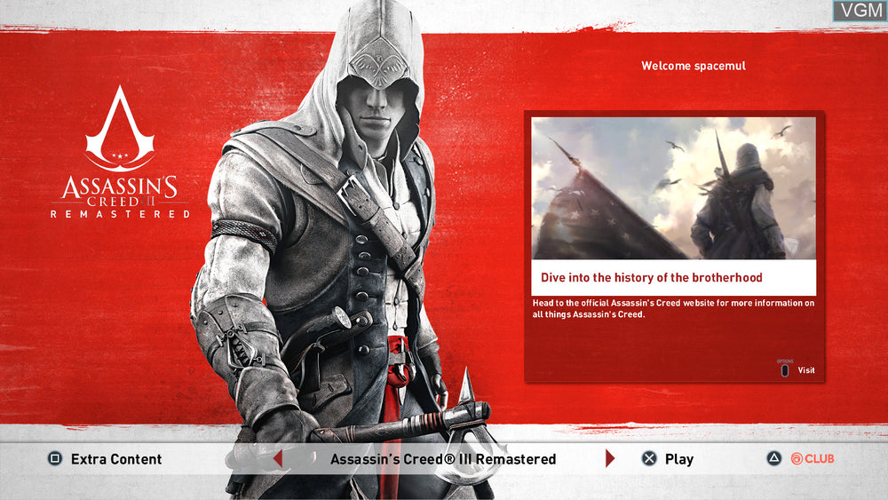 Assassin's Creed III (3) Remastered - PS4