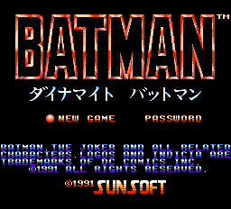 Batman: Return of the Joker - NES