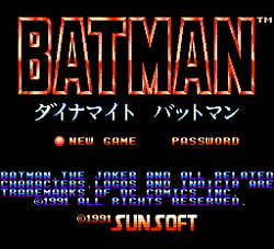 Batman: Return of the Joker - NES